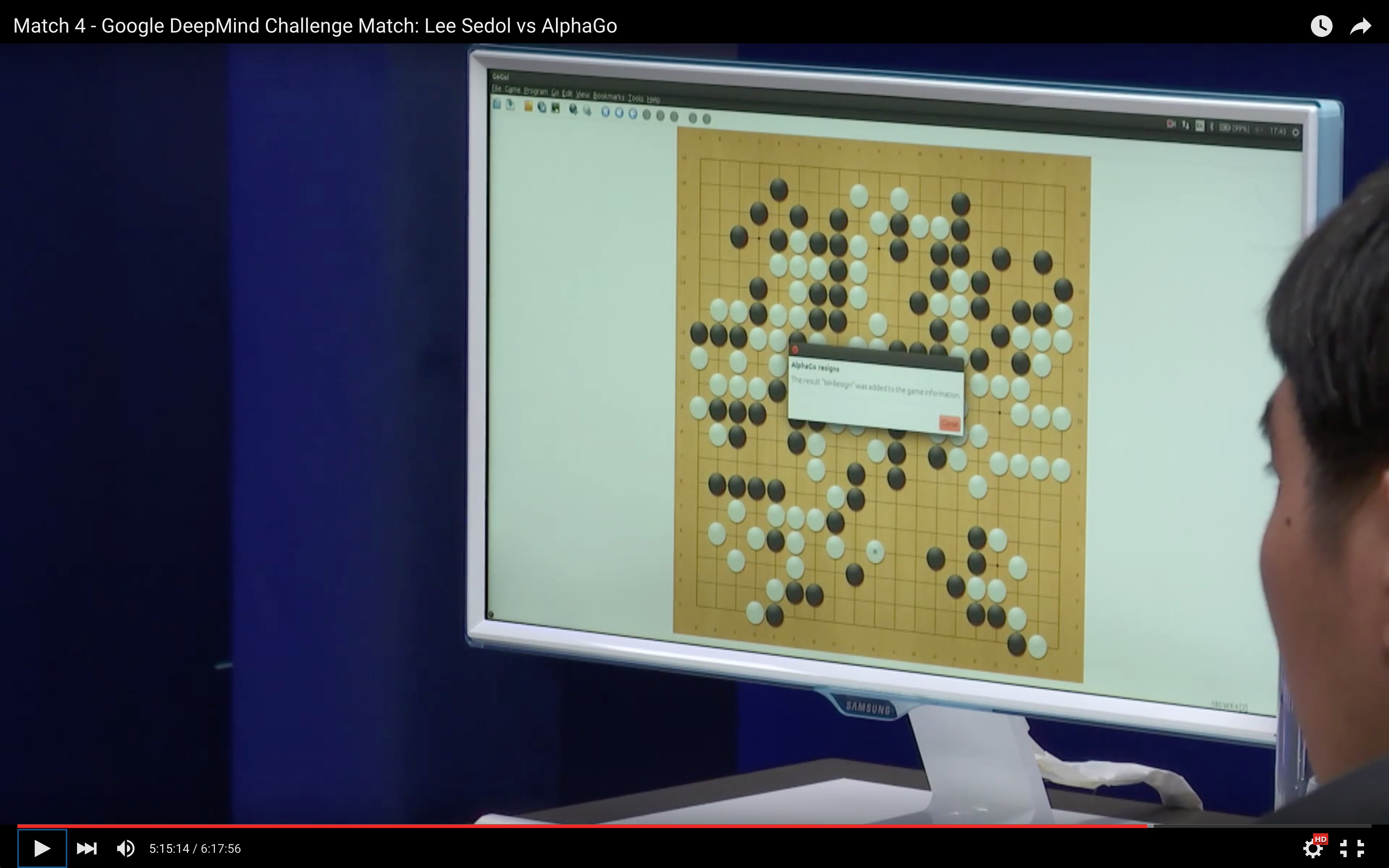 Match 4 - Google DeepMind Challenge Match: Lee Sedol vs AlphaGo