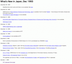 What's New in Japan, Dec 1993